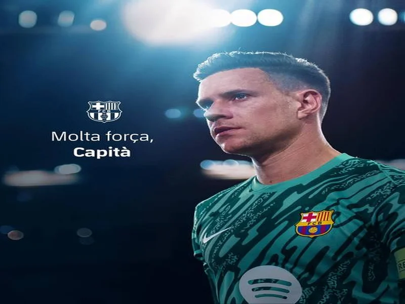 特尔施特根社媒祝贺布斯克茨：以一座冠军结束征程，太棒了